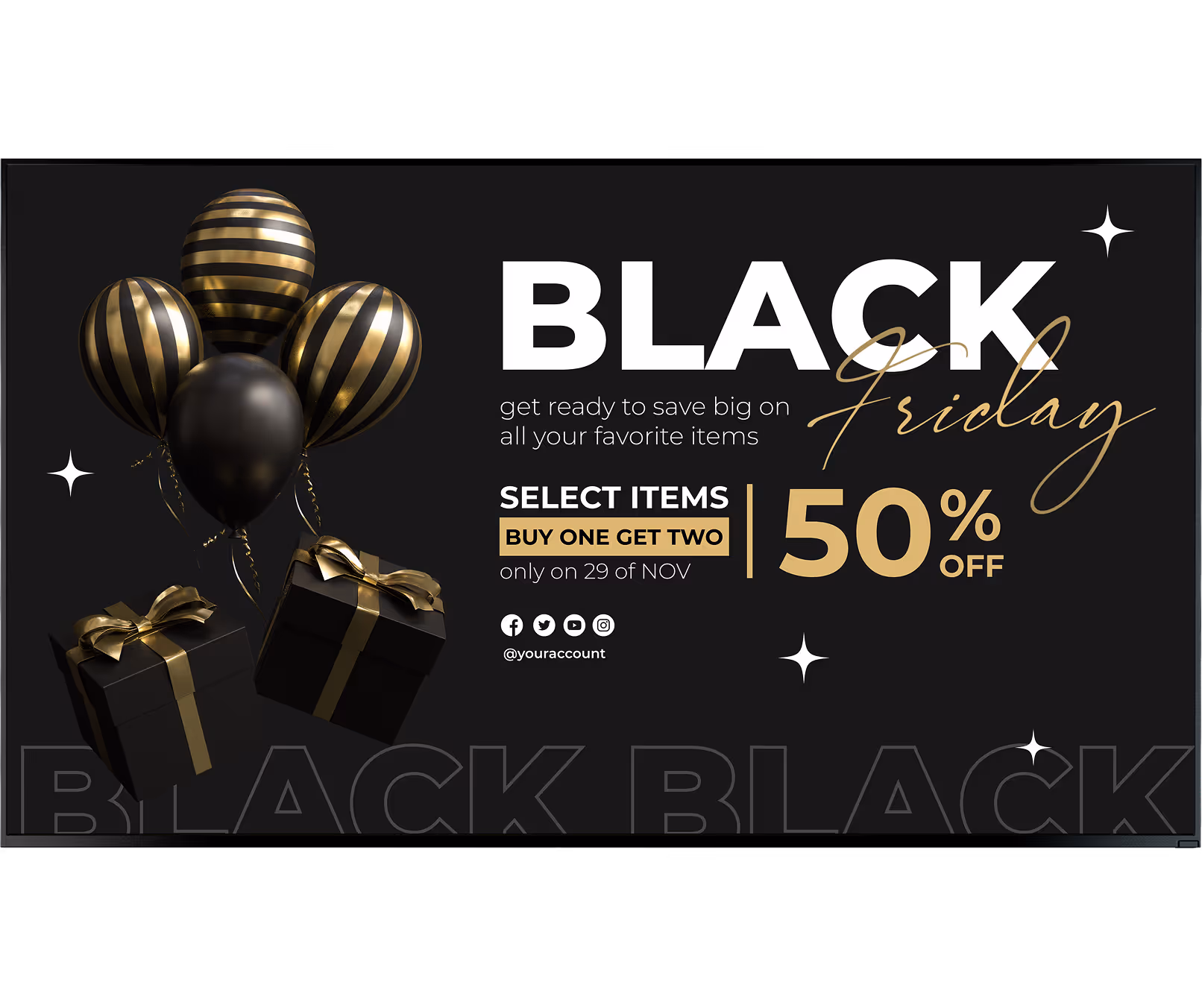 Third-party Integration Black freeday